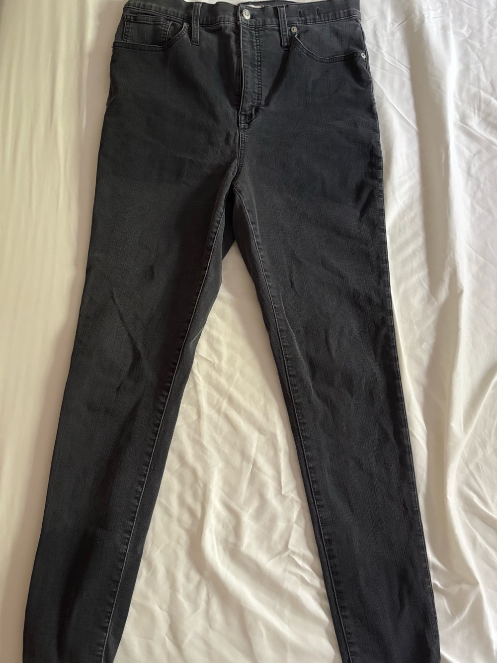 Madewell Black Skinny High-Rise Jeans